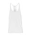 AWDis Just Cool Mens Plain Muscle Sports/Gym Vest Top (Arctic White)