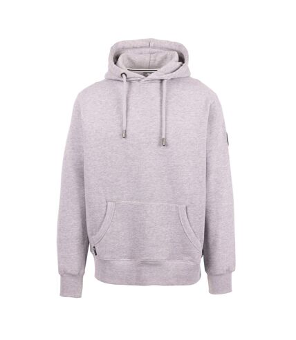 Mens raven hoodie grey marl Trespass