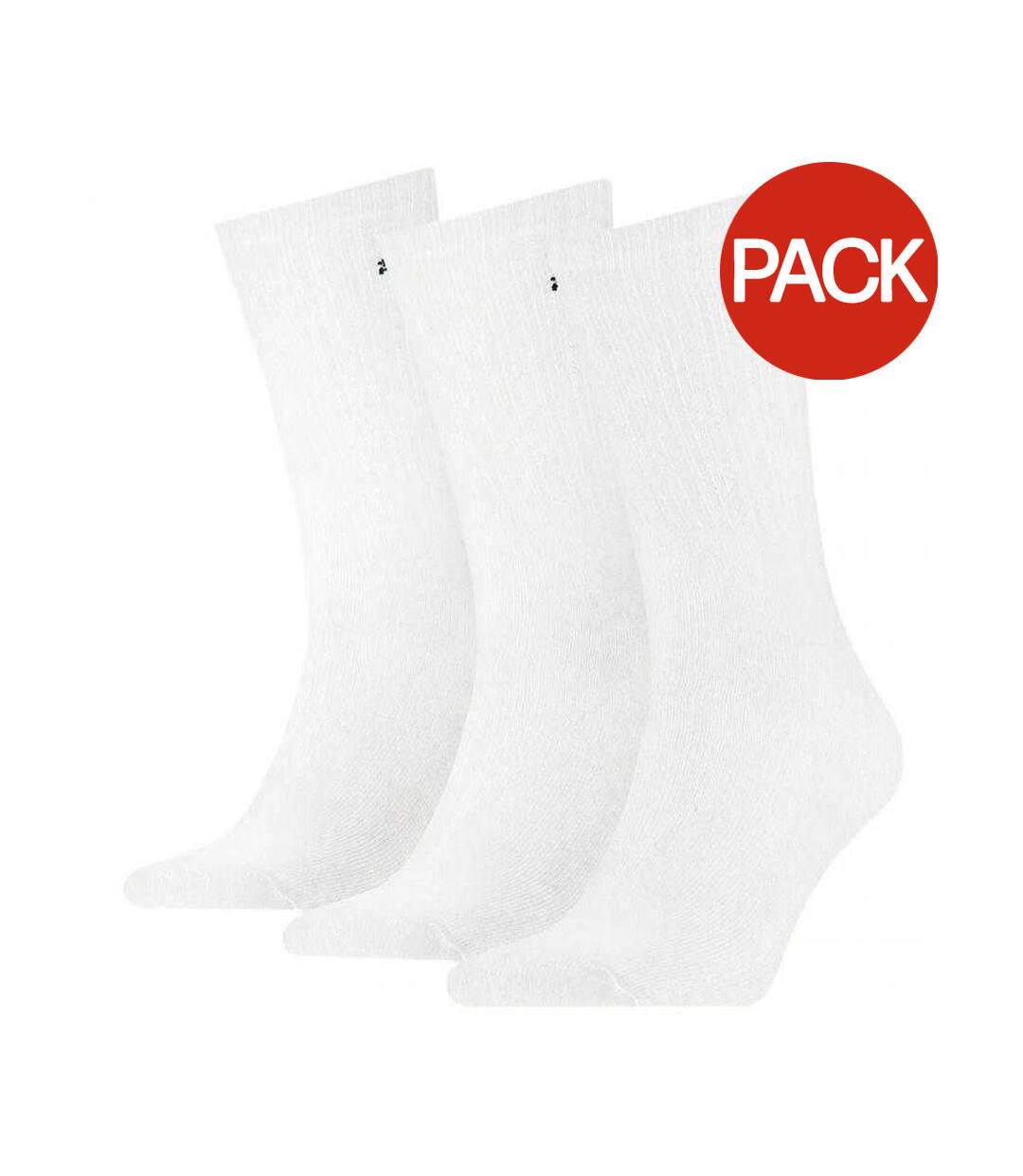 Lot De 3  Chaussettes Sport Adulte Blanc Puma-1