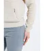 Gilet zippé esprit bomber maille brillante-4