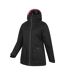 Womens/ladies Verbier Textured Waterproof Ski Jacket Black Mountain Warehouse-4