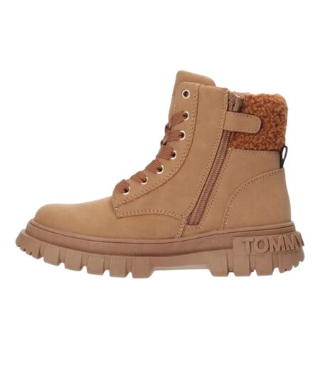 Bottines Cognac Femme Marron Tommy Hilfiger