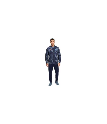 Mens Geometric Anorak Night Blue Puma