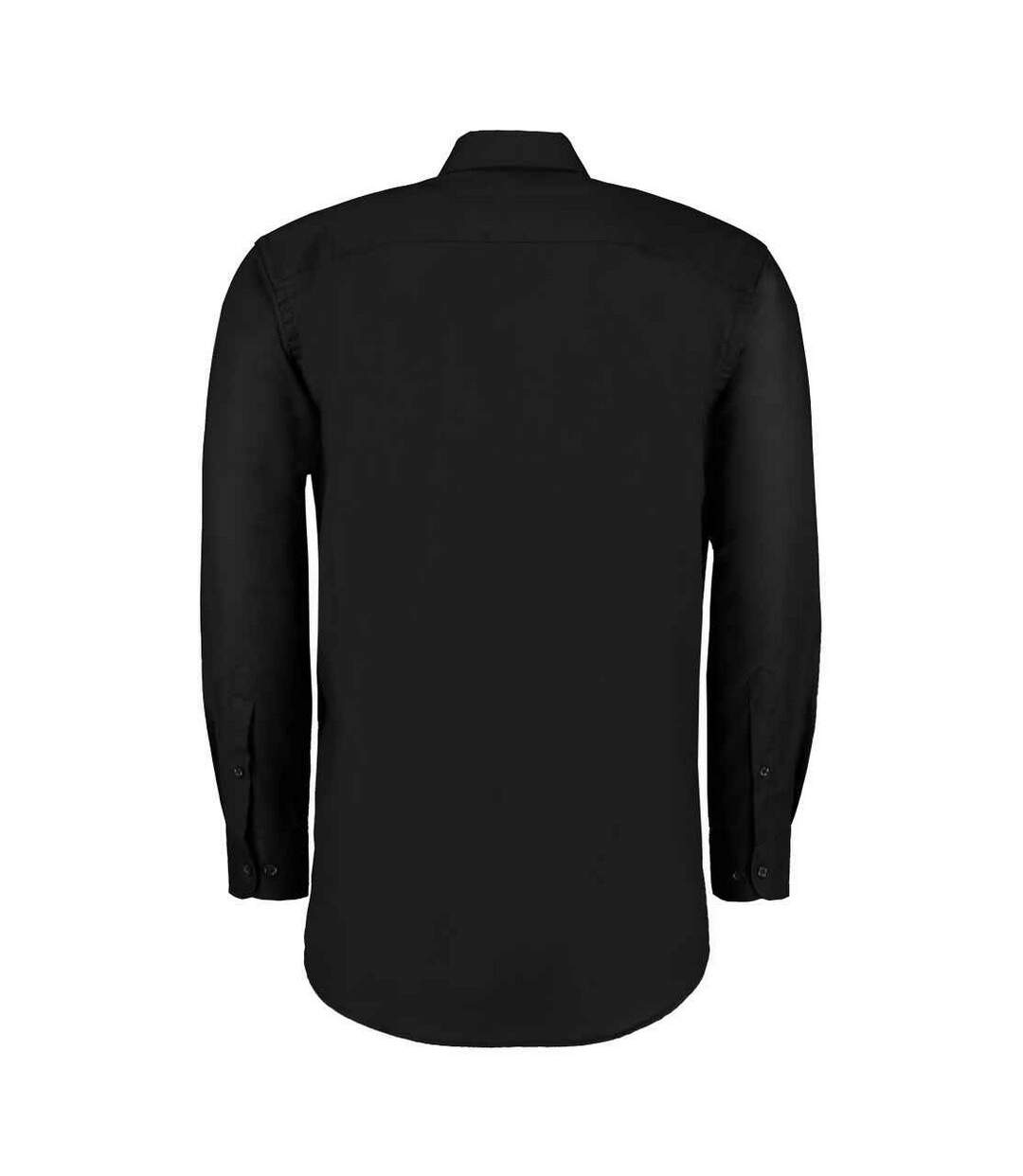Chemise Manches Longues Homme Noir Kustom Kit-2