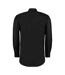 Chemise Manches Longues Homme Noir Kustom Kit-2