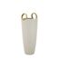 Vase Design en Céramique Shopping 45cm Blanc-1