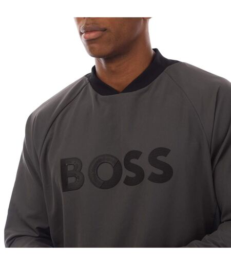 Sweat Golf Homme Gris Hugo Boss