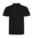 AWDis Mens Tri-Blend Polo Shirt (Solid Black)