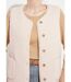 Veste sans manches en sherpa intérieur velouté-4