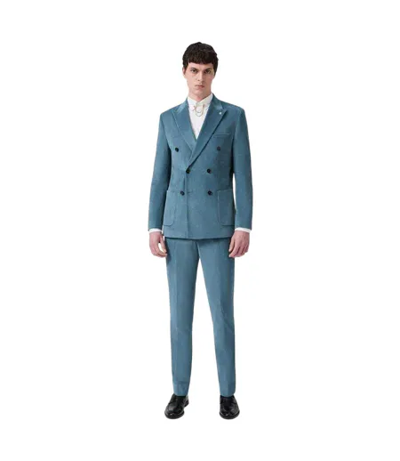Pantalon Homme Bleu Vif Twisted Tailor