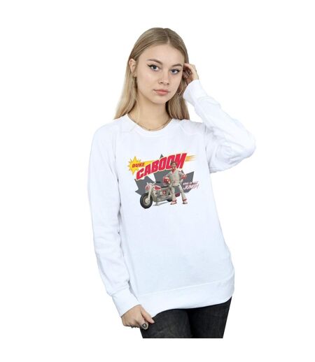 Disney Sweatshirt Womens/Ladies Toy Story 4 Duke Caboom King Of The Jump (Blanc) - UTBI42053