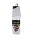 5 Pairs Men White Crew Socks Lightweight Sport Socks-2