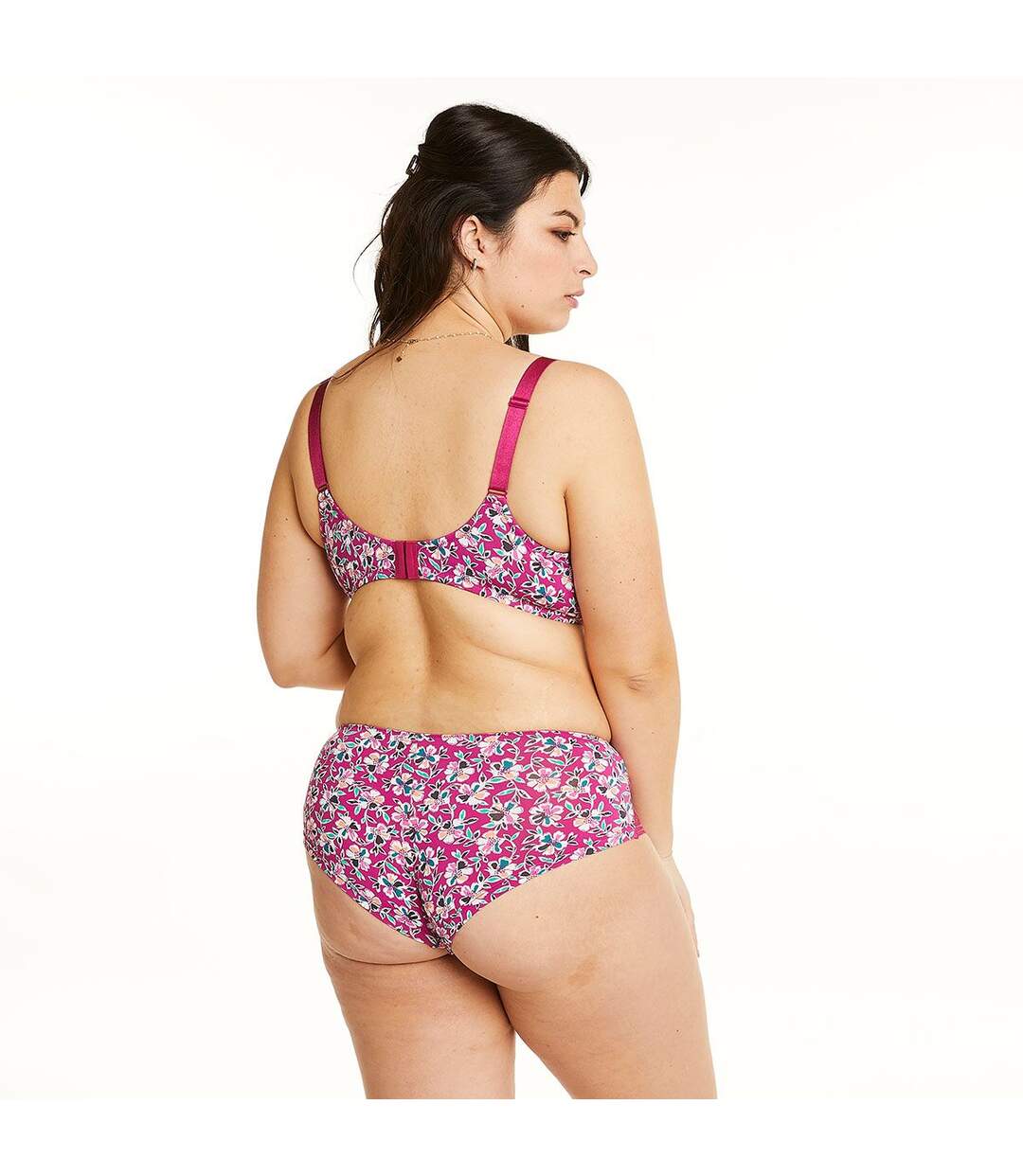 Soutien-gorge à armatures grand maintien rose Paix