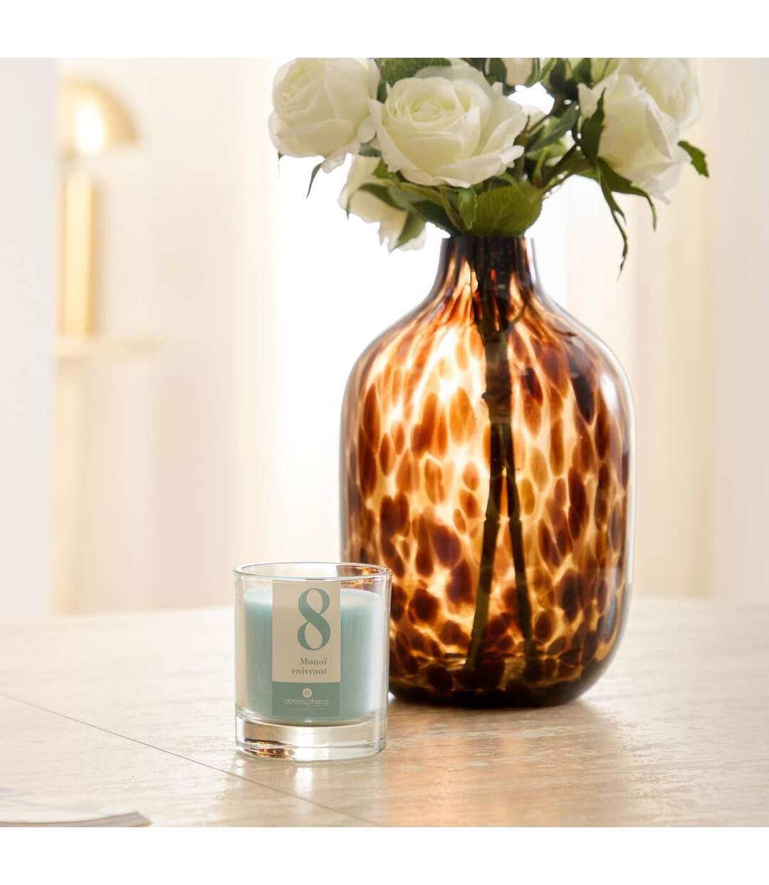 Bougie Parfumée en Verre Numia 180g Monoï Enivrant-4