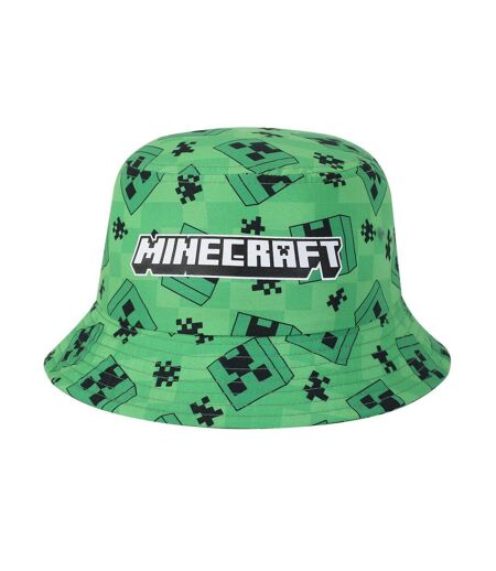 Bob Motif Creeper Vert Imprimé Graphique Minecraft
