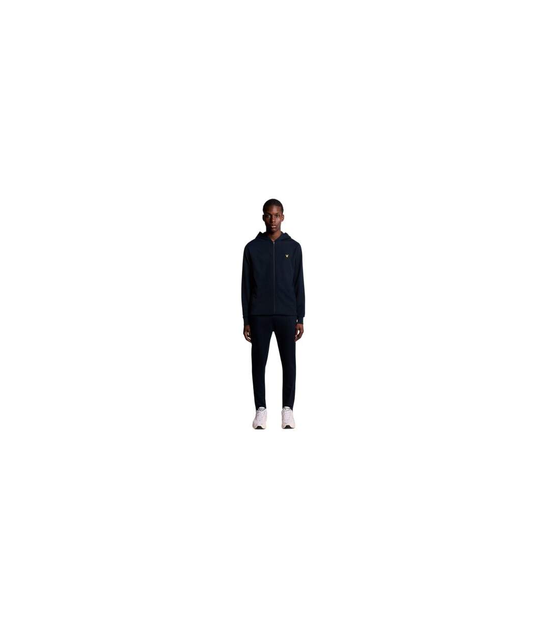 Pantalon De Jogging À Jambes Effilées Motif/style Logo Homme Bleu Marine Foncé Lyle & Scott-1