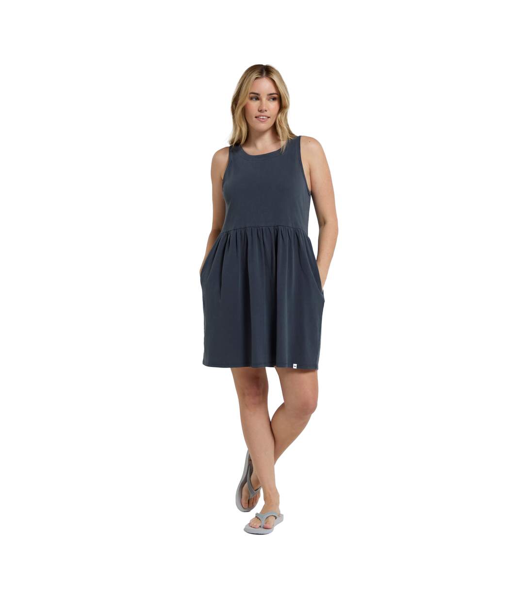 Robe femme bleu marine Animal-3