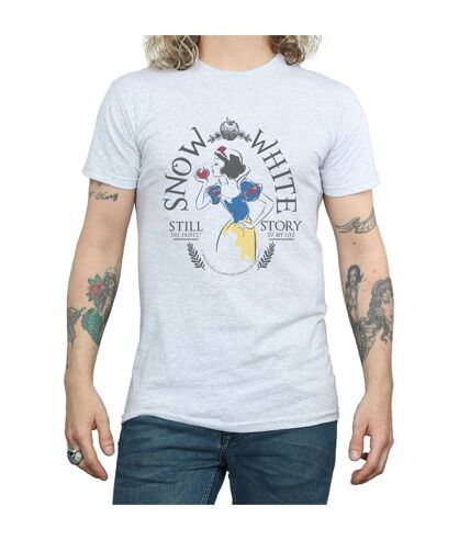 Disney Princess Mens Snow White Fairest Story T-Shirt (Sports Grey)