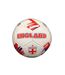 Ballon de foot international country themed taille 5 blanc / rouge England-1