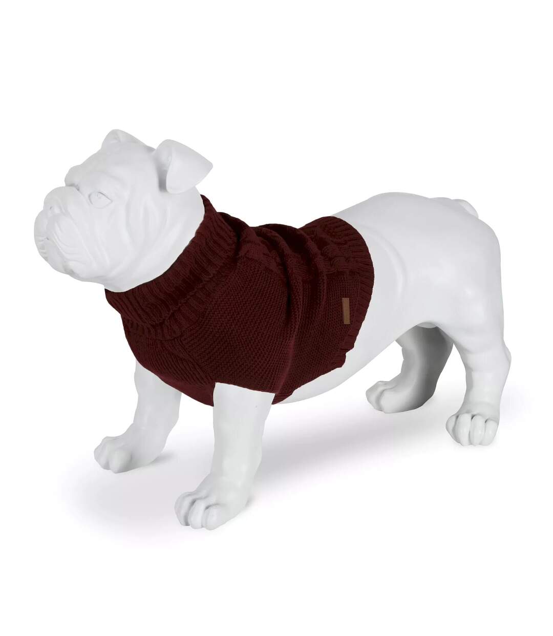 Knitted dog jumper l claret red Regatta-2