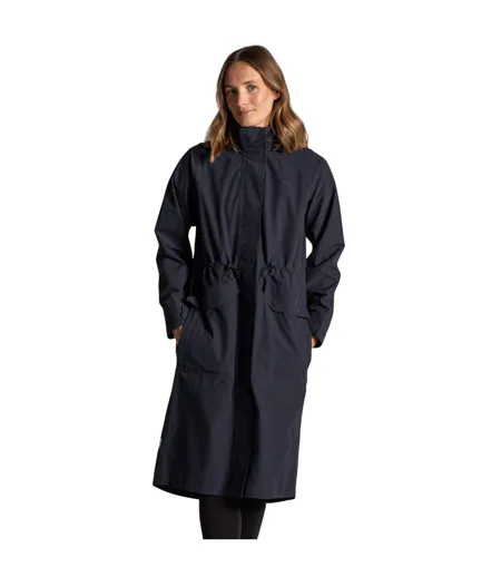 Womens/ladies National Trust Saxifrage Waterproof Jacket Dark Sapphire Craghoppers