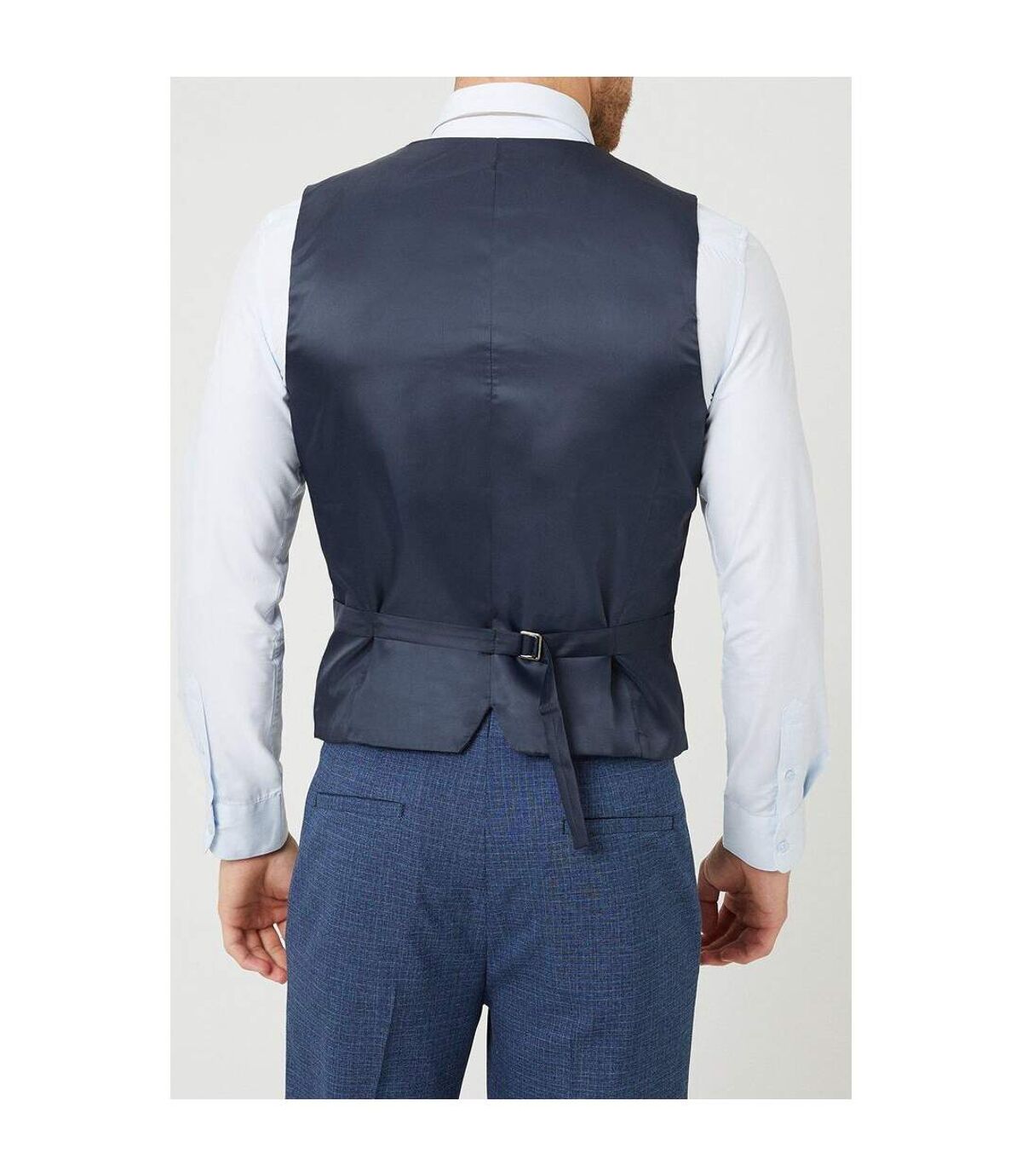 Burton Mens Textured Skinny Vest (Blue)