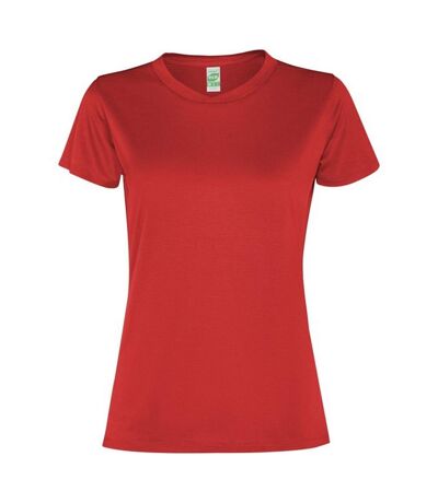 T-shirt slam femme rouge Roly