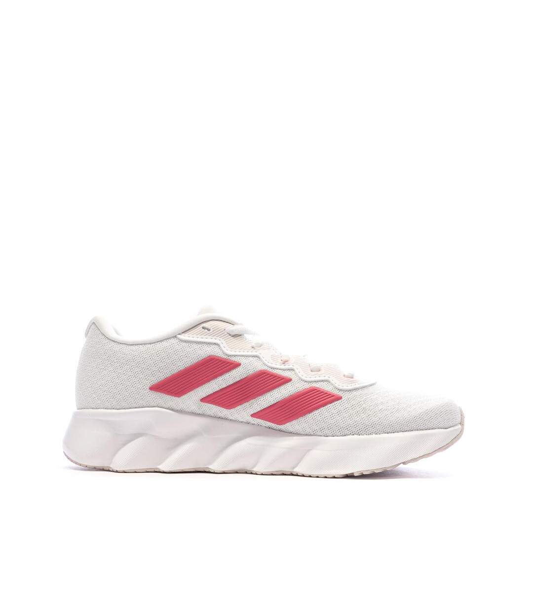 Chaussures de running blanches/rose femme adidas switch move-2