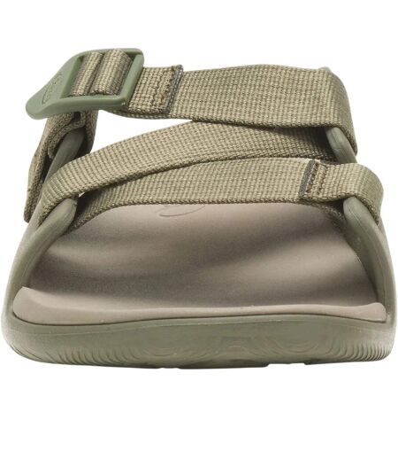 Womens/ladies Chillos Flatform Sliders Fossil Chaco
