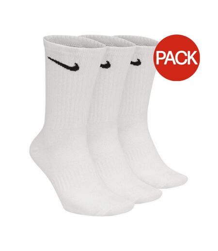 Chaussettes Tous Les Jours Motif/style Logo Adulte Blanc Nike