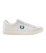 Mens Laurel Wreath Logo Leather Trainers White Fred Perry-1