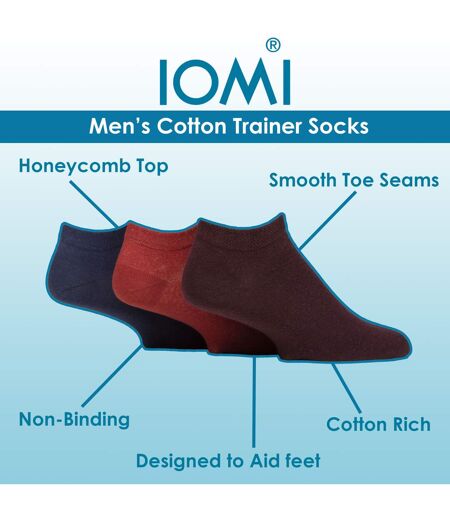 Lot de 9 chaussettes d'entraînement en coton pour hommes