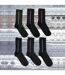 6 Paires Chaussettes Homme Coton Fantaisie à Motif-4