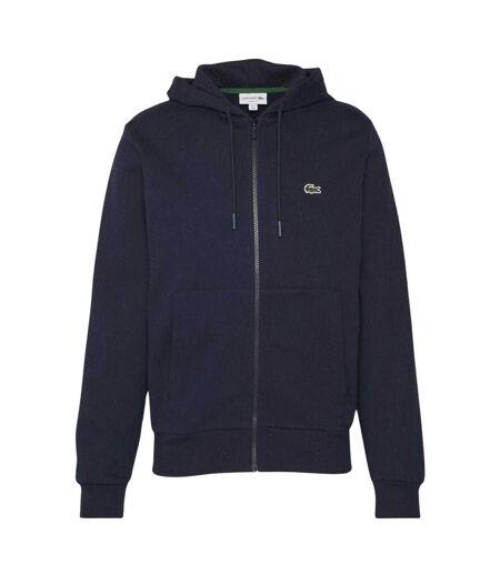 Veste À Capuche Motif/style Logo Homme Bleu Marine Lacoste