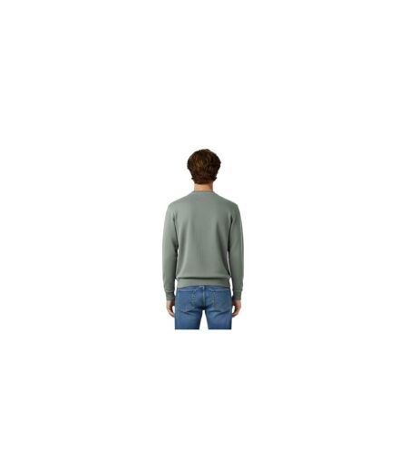 Mens Jacquard Crew Neck Sweatshirt Washed Khaki Jack Wills