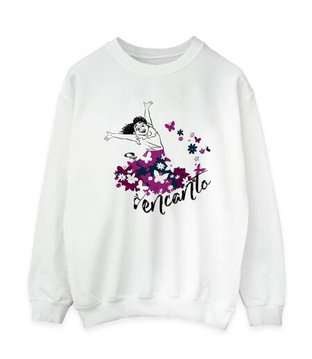 Disney - Sweat ENCANTO MIRABEL FLOWER - Femme (Blanc) - UTBI16857