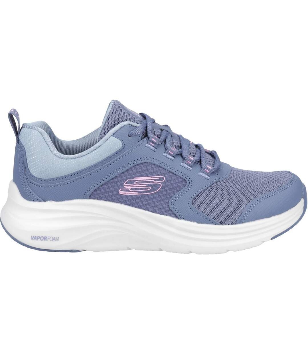 Womens/ladies vapor foam trainers slate pink Skechers-3
