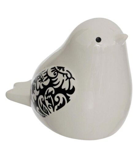 Lot de 2 Statuettes Oiseaux Lumia 11cm Blanc