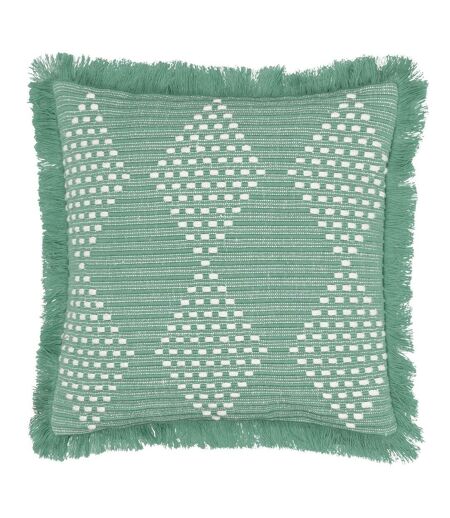 Woven cushion cover 45cm x 45cm green Furn