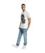 T-shirt Motif/style Tupac Shakur Cracked Background Homme Blanc Mister Tee-1