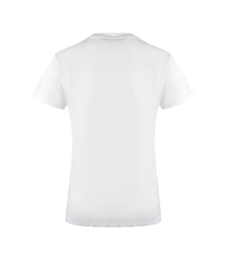 T-shirt Motif/style Papillon Et Cœur Femme Blanc Love Moschino