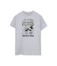 Disney Womens/Ladies Mickey Mouse Steamboat Willie Cotton Boyfriend T-Shirt (Gris sportif) - UTBI47711-1