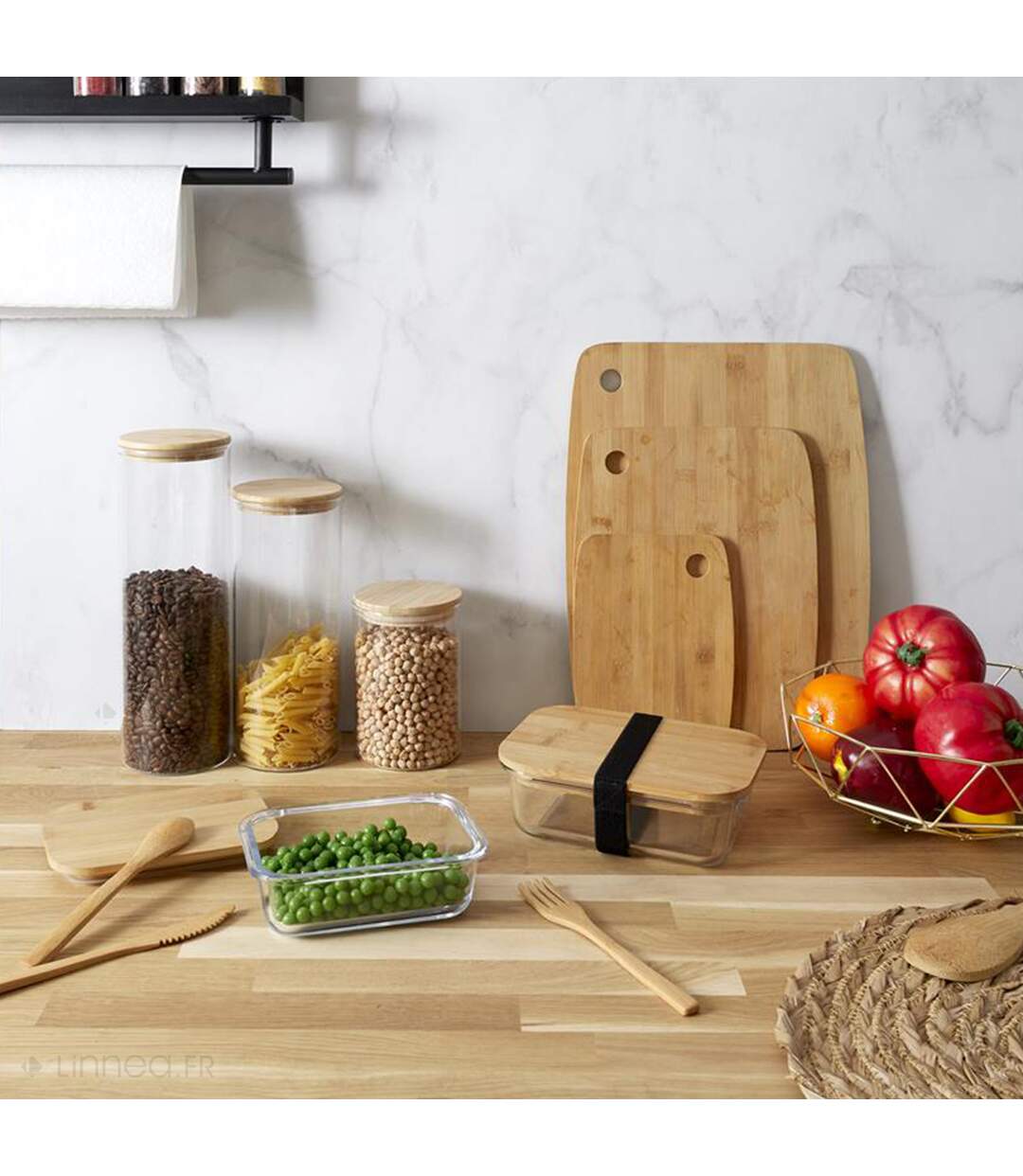 Bocal de rangement aliments en verre-4
