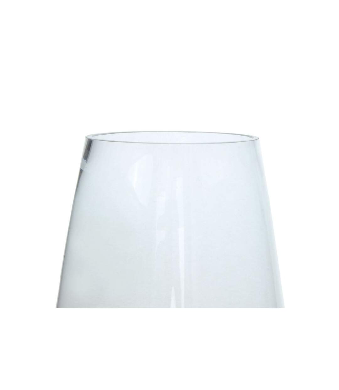 Vase Design en Verre Saigon 48cm Transparent-2