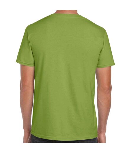 Mens short sleeve soft-style t-shirt kiwi Gildan