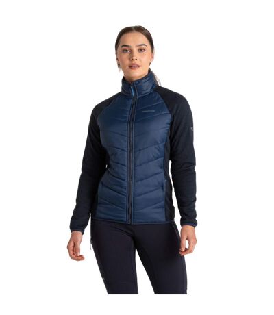 Womens/ladies Carmela Hybrid Jacket Blue Navy Craghoppers