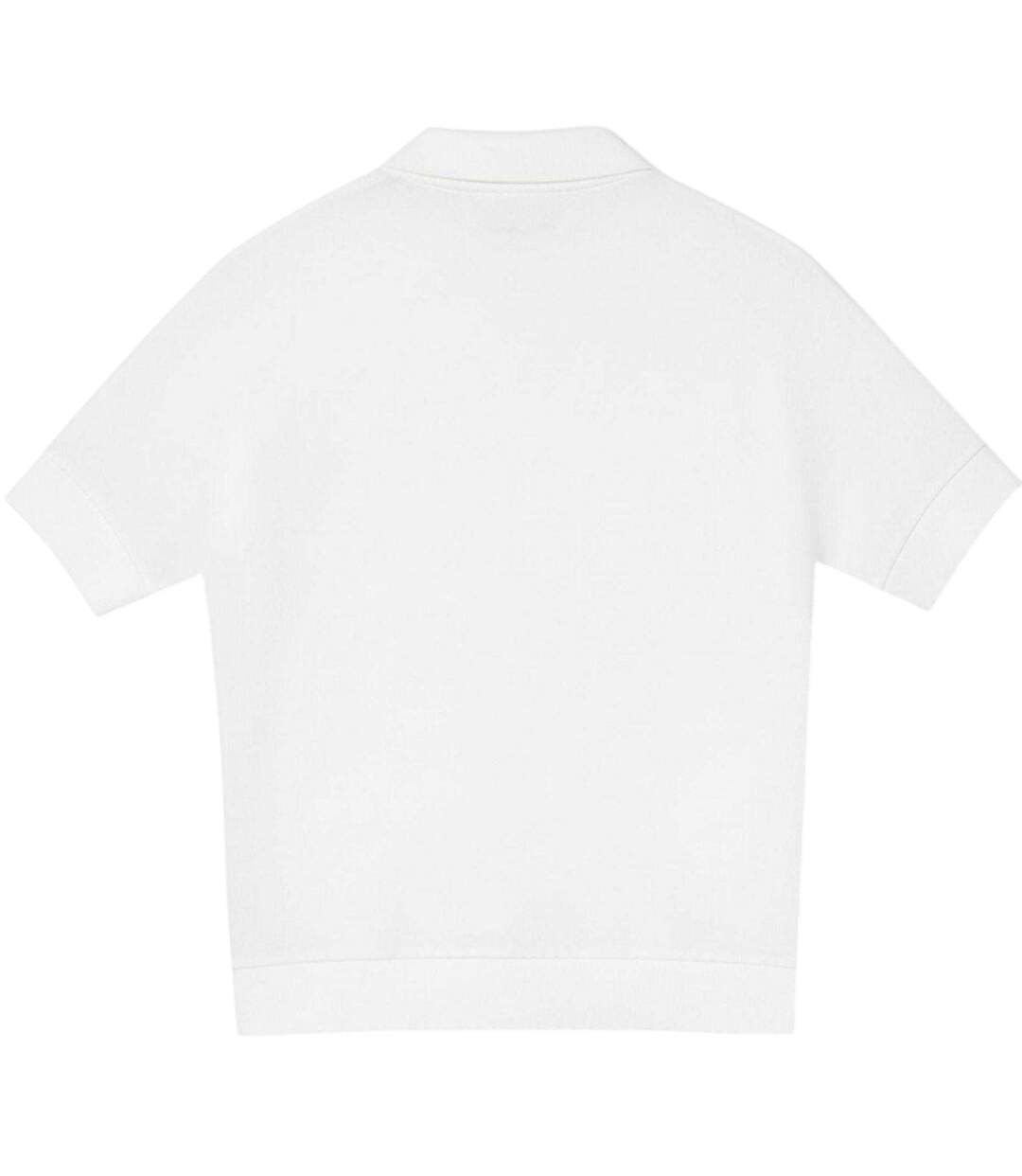 Polo Motif/style Logo Femme Blanc Lacoste-3