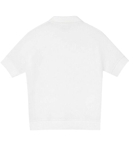 Polo Motif/style Logo Femme Blanc Lacoste