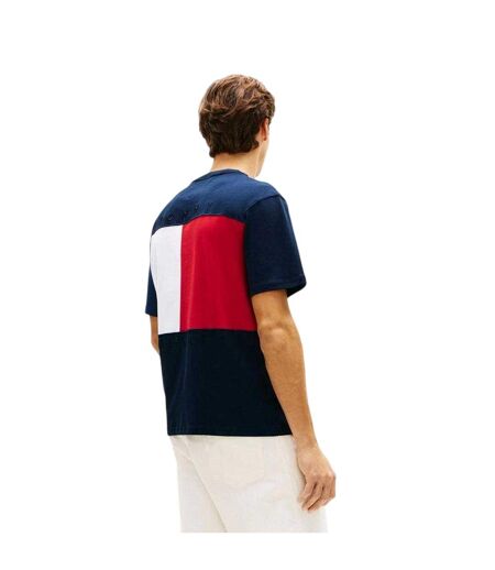 T-shirt Motif/style Drapeau Homme Bleu Marine Tommy Hilfiger