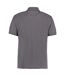 Polo À Manches Courtes Homme Gris Foncé Kustom Kit-2